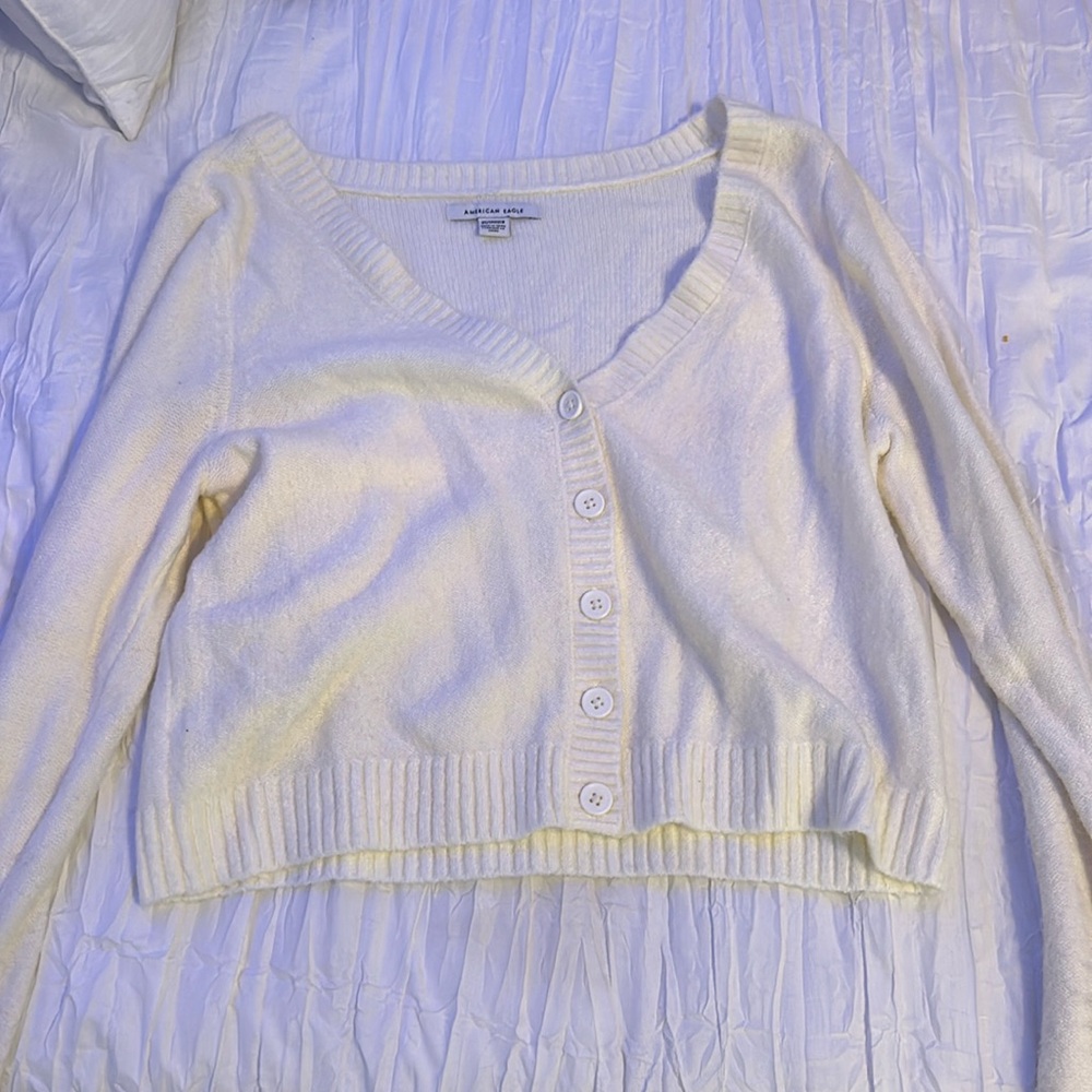 American Eagle cream sweater